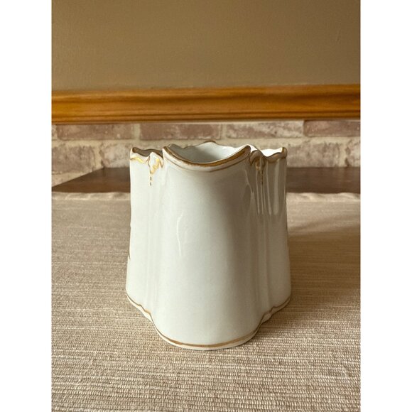 Antique KPM Berlin Porcelain Creamer – Gold Trim Monogram B Royal German China - Picture 4 of 16